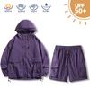 UPF10 + summer sunscreen suit set, ice-feeling breathable, light and UV-proof jacket, camping and hiking suit.