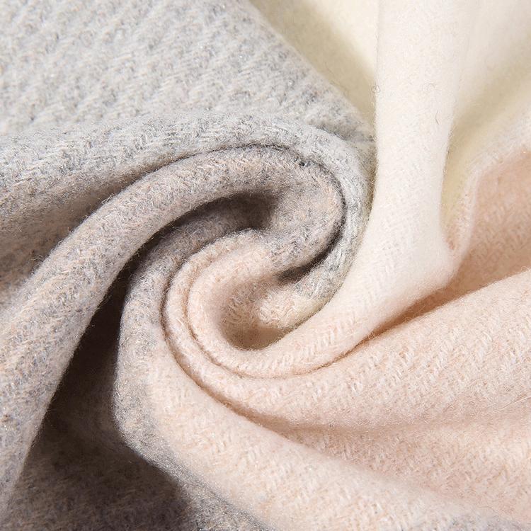 Новый шерстяной клетчатый шарф женский осенне-зимний теплый длинный кашемировый платок с цветными блоками