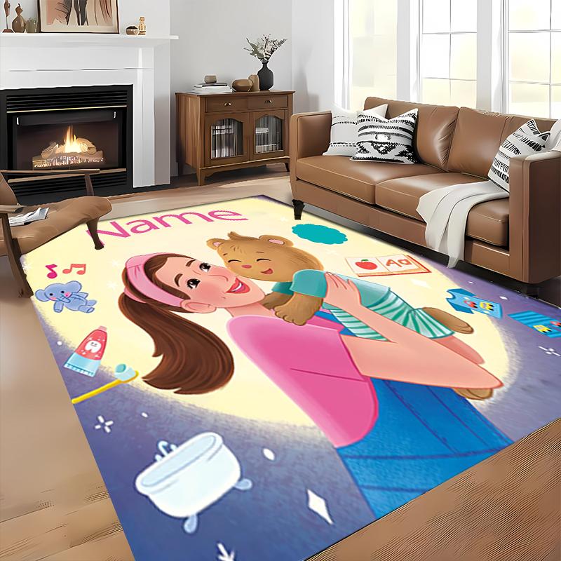 Custom personalization Ms. Rachel Area Rug - Perfect For Kitchen, Bathroom,Laundry Room Decor Large Size Available,Gift All Seasons