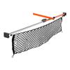 Cargo Bar, Ratcheting Cargo Bars Adjustable from 1016mm to 1854mm, Heavy-duty Steel Cargos Stabilizer with Storage Net & Divider Bar, Telescoping Load