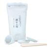 Kamidana No Sato's Easy Octagonal Salt Set: Includes 500g of Purifying Salt, a Hardener, and Two Octagonal Plates. Purifying, Good Luck, Purifying, Fe