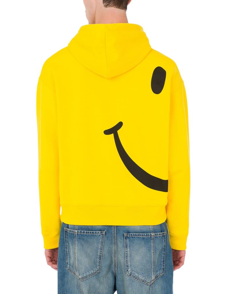 Smiley® Cotton Jersey Hoodie