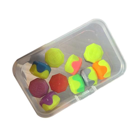 10Pcs Nostalgic Stone Catching Game with Storage Box Hand-Eye Coordination Jacks Stone Kids Adults Family Night Party Traditional Pebble Grabbing Toy