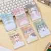 3lots Cute Creative Cartoon Stack Animal Head Sticky Notes Kawaii Student Loose-leaf Memo Pad Office Accessories School Supplies