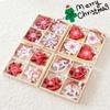 12 PCS/8 PCS  Christmas Tree Decoration Wooden Creative Christmas Baubles Christmas Day Snowflake Fi