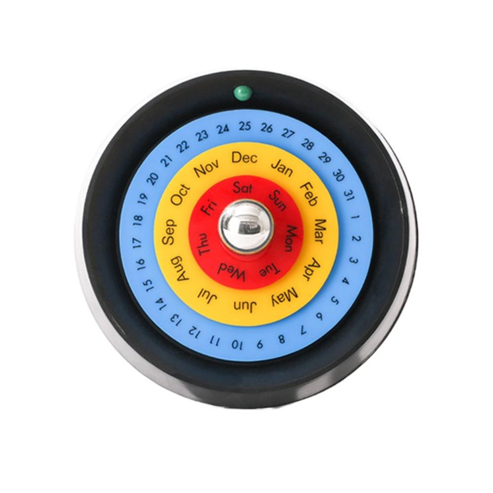 Декоративный вращающийся вечный календарь в скандинавском стиле, годовой настольный календарь, вращающийся календарь для дома