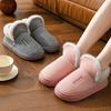Winter Cotton Slippers Thickened Warm Couple Indoor Non-slip Shoes Heel Women's Cotton Shoes