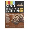 Breakfast Protein Bar, Dark Chocolate Cocoa, 6 Packs, 50 G (1.76 Oz) Each