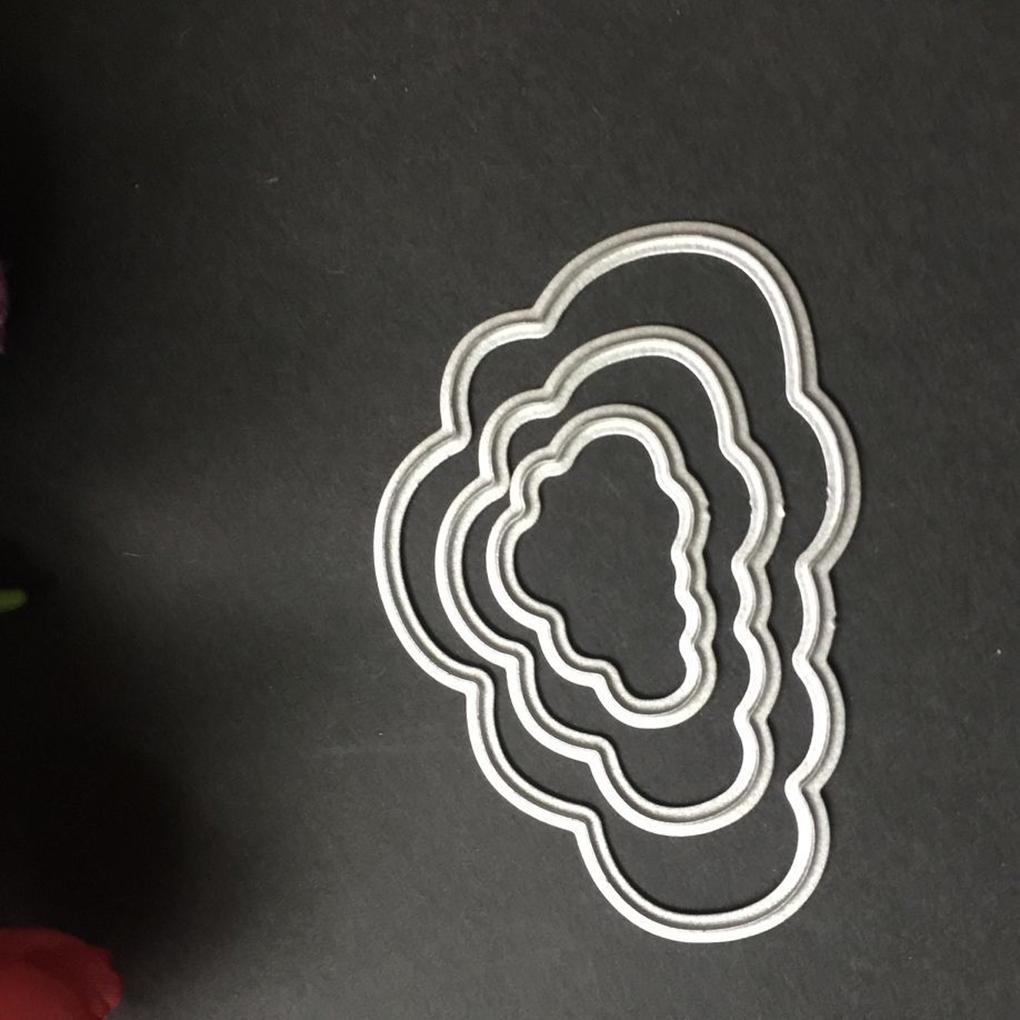 Симпатичные рамки трафарет тиснение вырубные штампы 3D скрапбукинг карты ремесло штампы