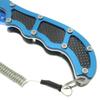 1091 Fish Carbon Fiber Fish Grip (Iregui) Grip, Pistol-Shaped (Blue)