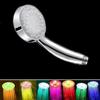Romantic Automatic 7 Color Changing LED Light Bathroom Water Glow Shower Head
