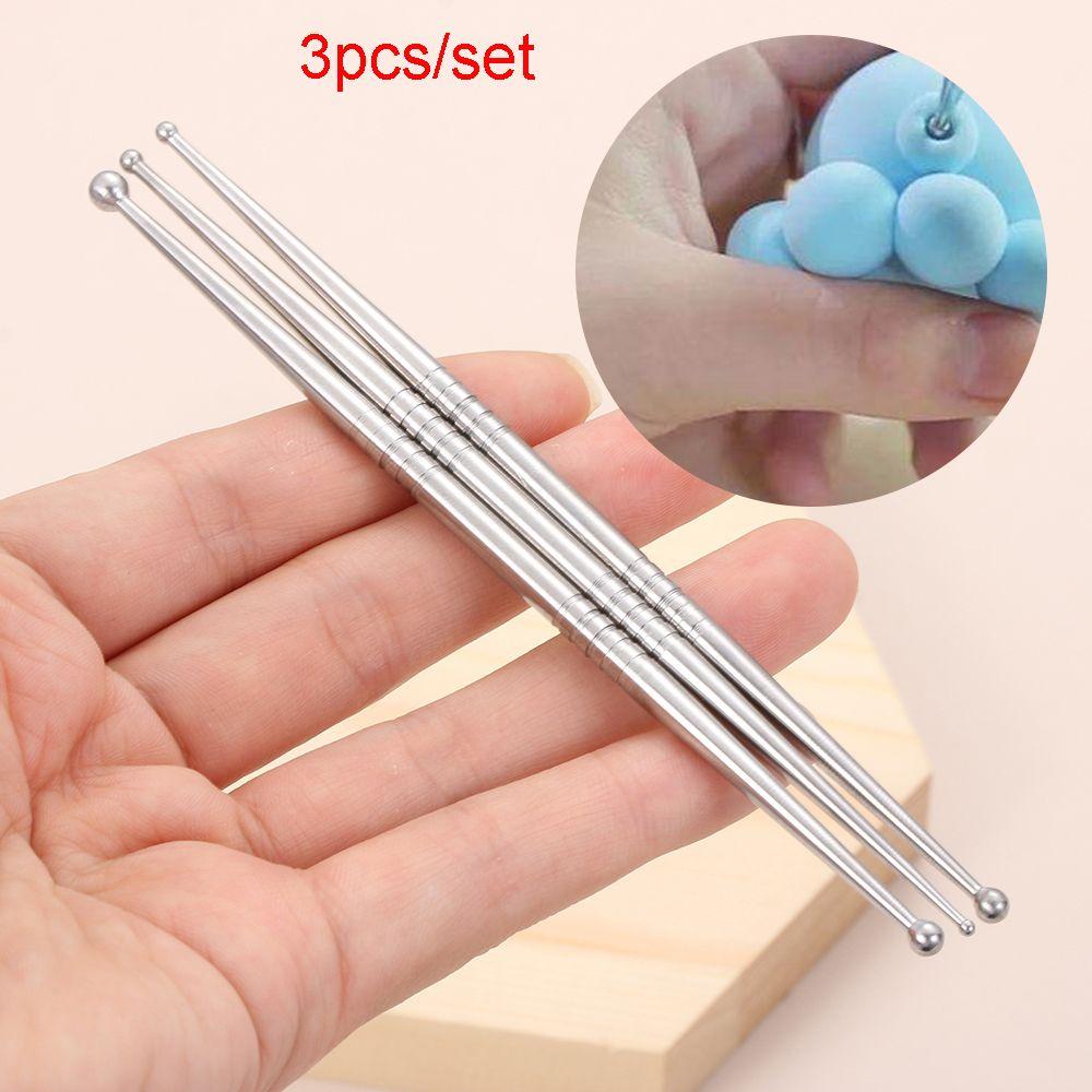 Rod Stainless Steel Model Cloth Line Ceramic Carving Needle Clay Rod Pottery Tool Double Head