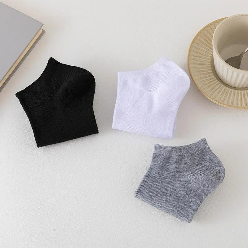 10 пар женских/мужских носков-лодочек, невидимые силиконовые нескользящие летние носки без выступлений, однотонные повседневные дышащие носки