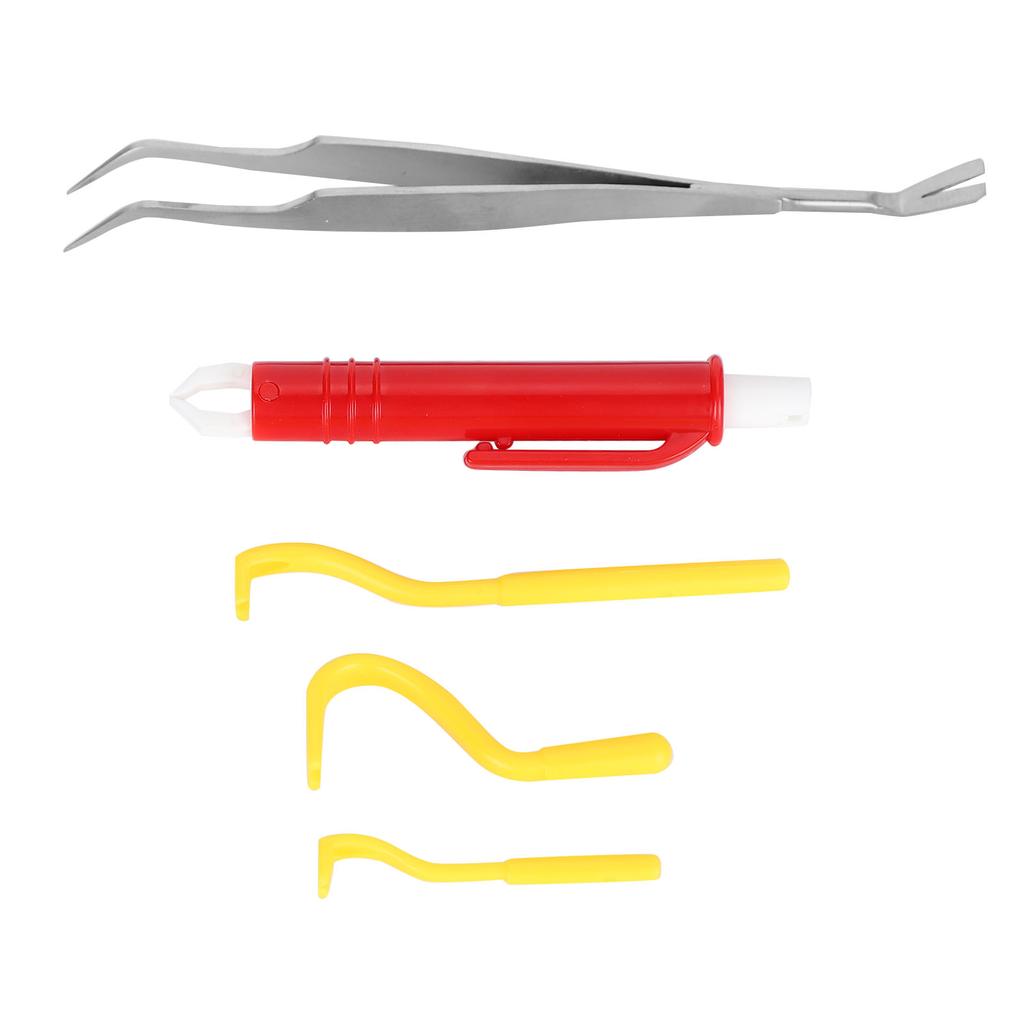 5PcsCelsiusSet Pet Louse Lice Clamp Flea Clip Removal Tool Kit Ticks Remover for Dog Cat