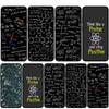 Cover for iPhone 17 16 15 Xiaomi Poco Redmi Note 14 13 12 11 Pro Max Samsung Galaxy S25 S24 S23 OPPO Huawei Maths Chemical Equation Formula Phone Case