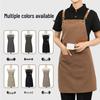 New Canvas Waterproof Oilproof Printed Apron for Kitchen, Studio, or Advertising with Logo