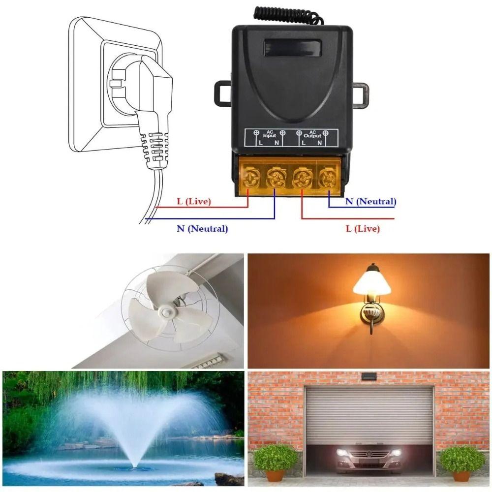 Вкл. Выкл. RF 433 МГц Передатчик Светодиодная Лампа Приемник Контроллер Пульт Дистанционного Управления Переключатель Система Потолочный