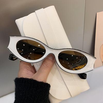 Новые модные винтажные солнцезащитные очки «кошачий глаз» UV400 солнцезащитные очки ретро очки в полной оправе летние уличные дорожные солнцезащитные очки для мужчин и женщин