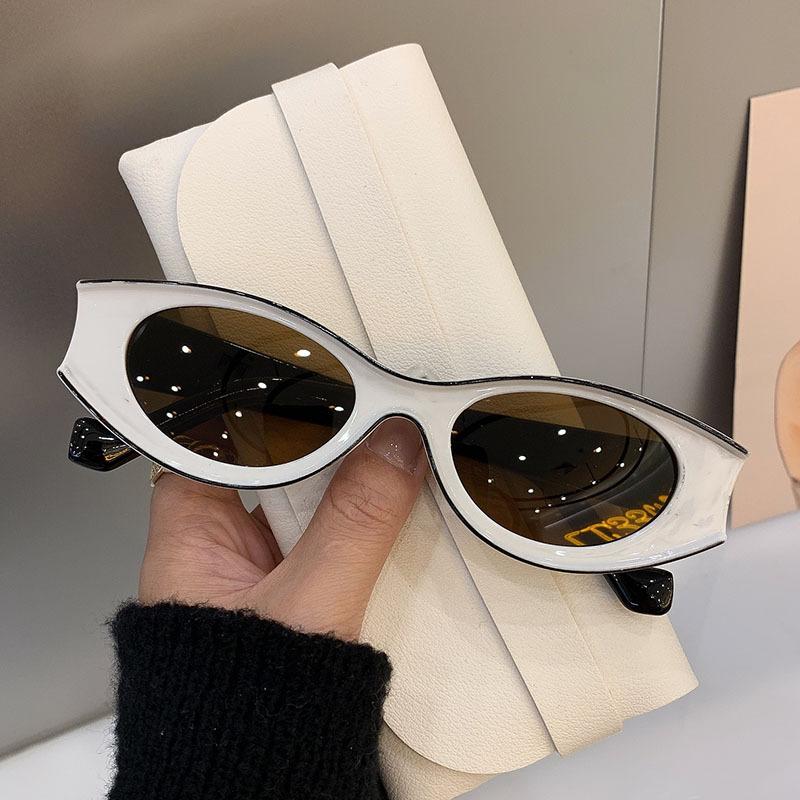 Модные винтажные солнцезащитные очки с овальной оправой, летние солнцезащитные очки UV400 для женщин, для улицы, путешествий, уличного стиля, солнцезащитные очки, водительские очки