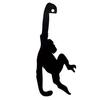 Decorative Black Color Practical Rustproof Animal Monkey Shaped Banana Hanging Hook Banana Storage Holder