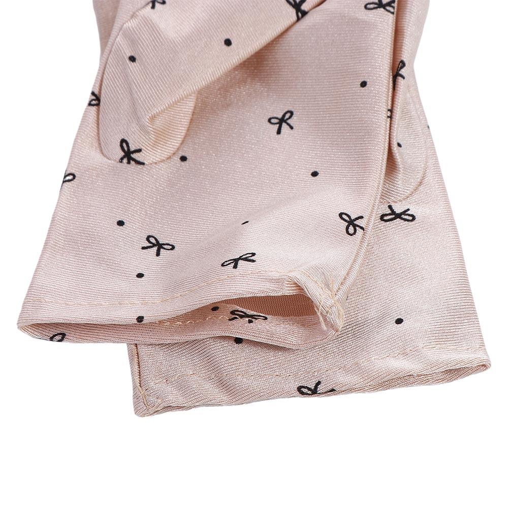 Women Spandex Wedding Outdoor Sports Gloves Driving Gloves Sun Protection Mittens Bow Pattern