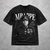 Km Mbappes Dictador Meme Washed T Shirt Novelty Harajuku Men Women  Hiphop Tshirts Short Sleeve