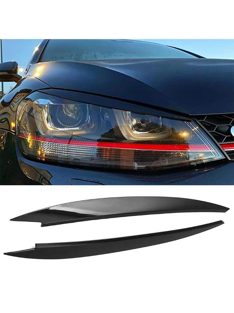 Накладки на веки фар для Volkswagen Golf 7 7.5 VII GTD R MK7 MK 7.5 2011-2015, привлекательные наклейки