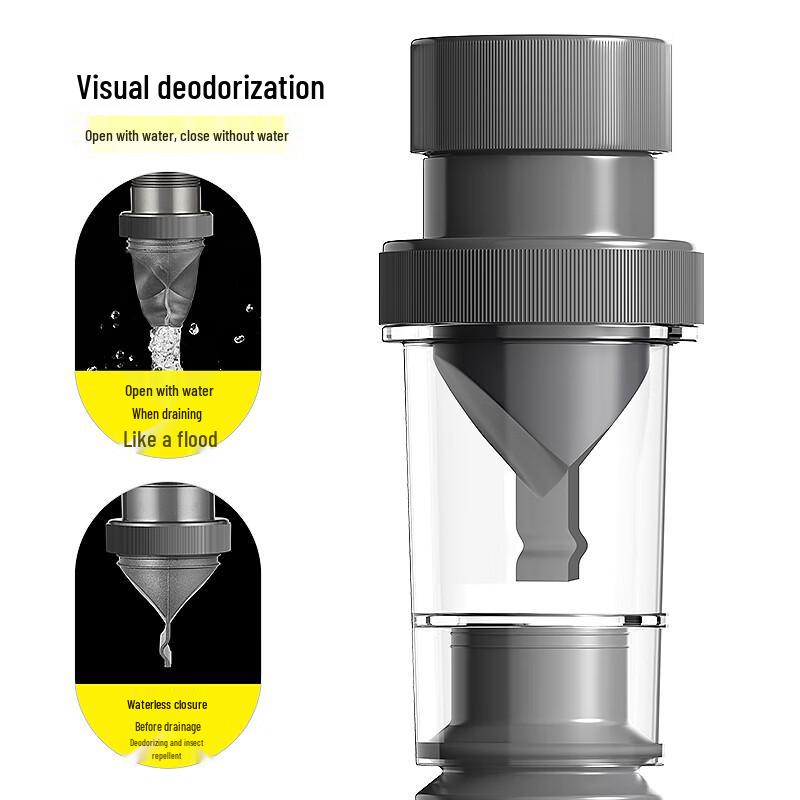 Телескопическая сливная труба для раковины Haili с защитой от запаха, из АБС-пластика