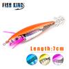FTK 1pcs/4pcs Squid Bait Bait Shrimp Bait Swaying Luminous Squid Hook Light Fishing Tackle Fixture