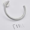 Silver Towel Ring, Semi-Circular Stainless Steel Towel Ring, Towel Holder, Wall Mounted Towel Ring