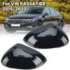 Накладка на зеркало заднего вида Для VW PASSAT B8 2015 2016 2017 2018 - Глянцевая черная накладка на боковое зеркало Автоаксессуары