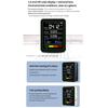 1 Комплект CO2 TVOC HCHO PM Метр Цифровой Термометр Влажности Многофункциональный Цифровой Монитор Качества Воздуха Домашний Детектор Воздуха