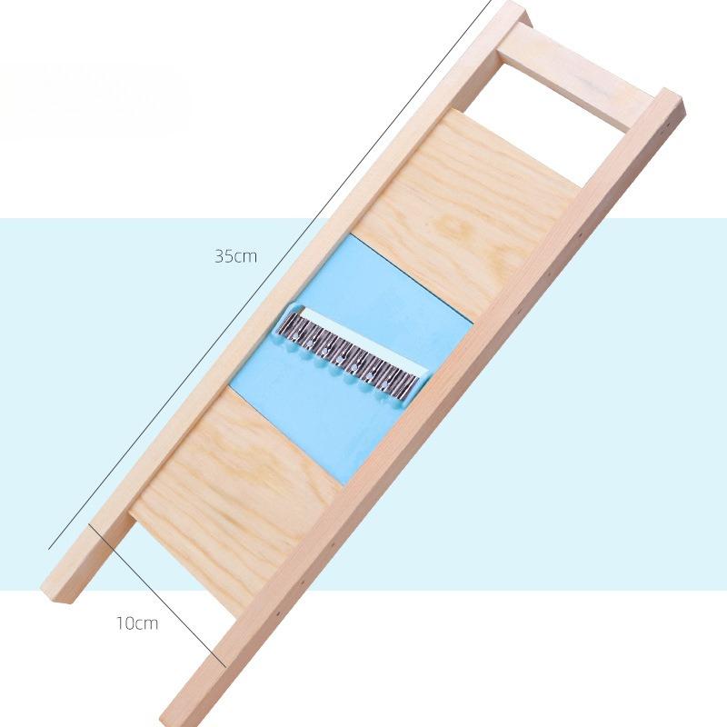 Сверхпрочная ручная ломтерезка для картофеля и овощей с лезвием из нержавеющей стали - Сверхпрочная нержавеющая сталь 304, для картофеля, огурцов, помидоров, моркови