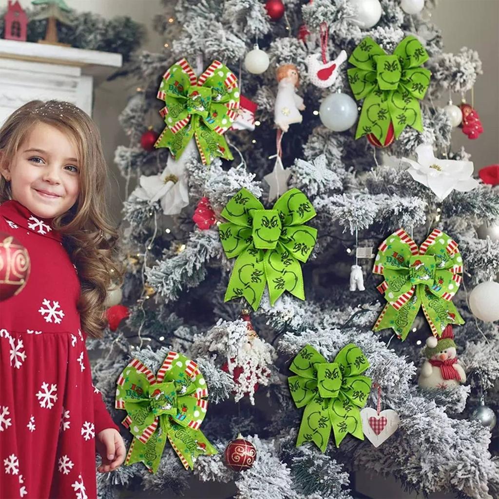 Ribbon Christmas Ribbon Green Furry Christmas  Ribbon Holiday Decoration Random