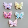 12 шт. 40*35 мм блестящие пайетки бабочки мягкие аппликации для самостоятельного изготовления головных уборов заколки для волос банты украшения одежды шляпы обуви швейные заплатки