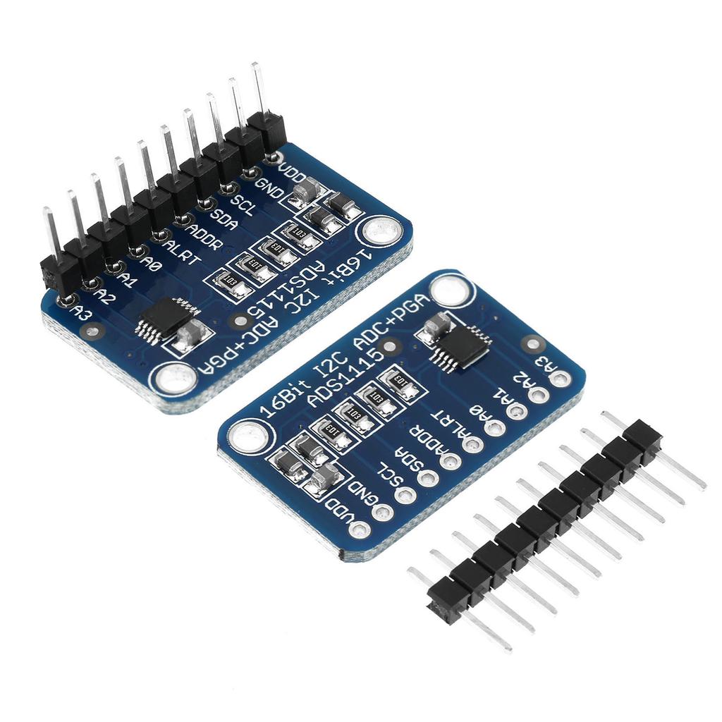 2 Set ADC 16 Bit I2C ADC Development Board Analog to Digital Converter Module for Micro Controller