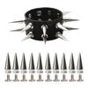 10Pcs Decorative Rivets Set Punk Style Nail Buckles Screw Mount Stud Rivets DIY Crafts PU Belt Shoes Clothing Spikes