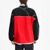 Puma X Karl Lagerfeld Color-Blocked Logo Print Jacket Men Jacket Black Red 595680-01