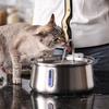 Cat Water Fountain Stainless Steel Automatic Water Fountain with Multiple Filtration 4L/135oz Quiet Dog Fountain with Water Level Window for Multiple