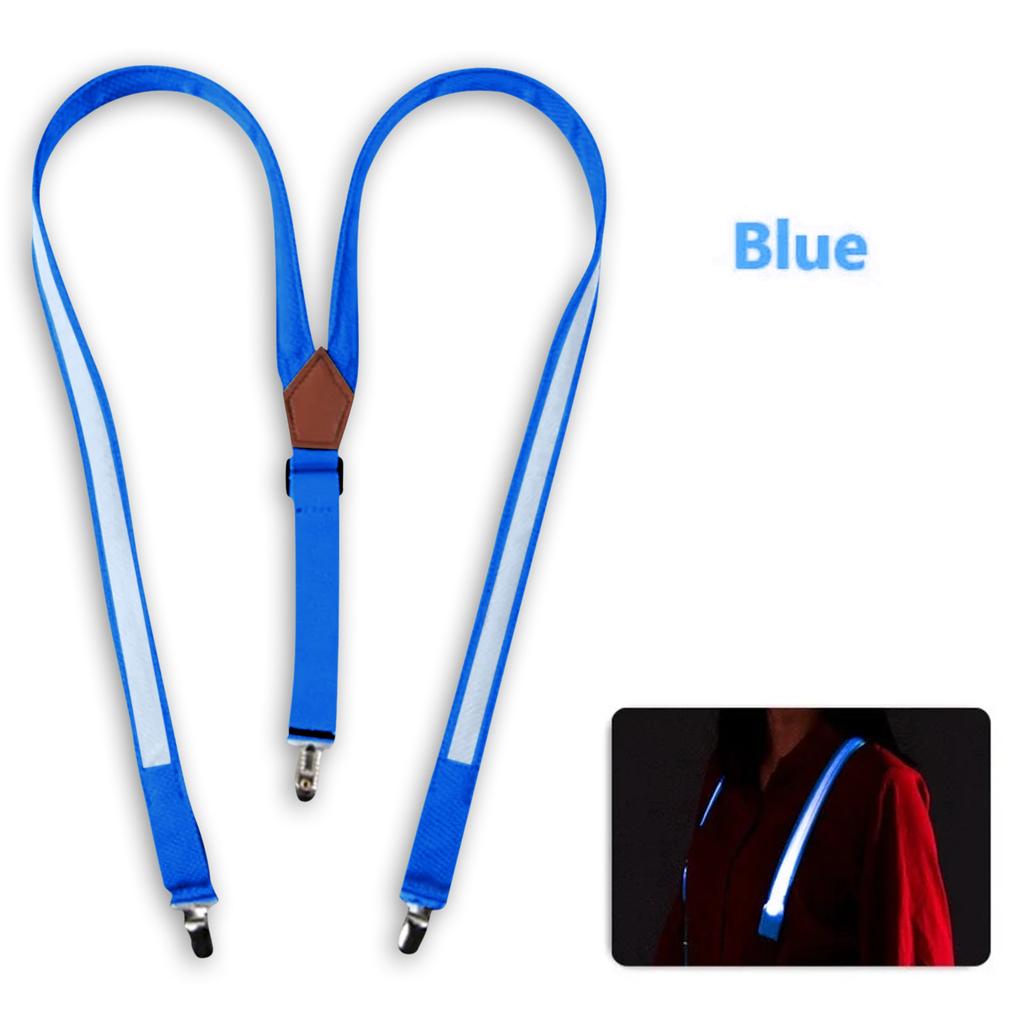 (радость выбирать)Светящиеся светодиодные подтяжки, галстук-бабочка, светодиодный ремень, регулируемый, идеально подходит для музыкальных фестивалей, вечерние кулики, подтяжки