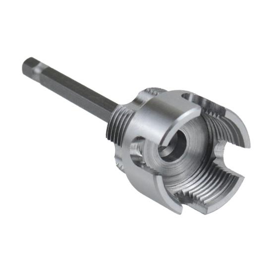 Интегрированный инструмент для нарезания внутренней и наружной резьбы на трубах Универсальный инструмент для нарезания резьбы на трубах Совместимый с электродрелью Набор резьбонарезного инструмента для ПВХ труб