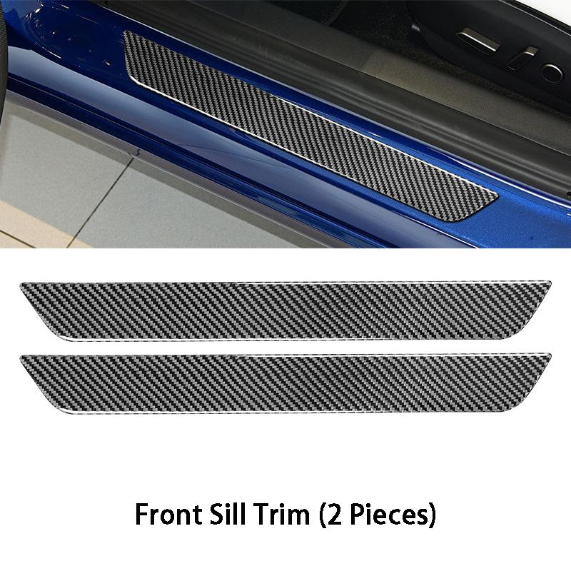 Центральная стойка рулевого колеса из углеродного волокна, крышка подъемника окна, наклейка, украшение, стильные автомобильные аксессуары для модели Tesla