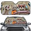 Summer Hot Car Sunshade Funny Cartoon Big Eye Pattern Custom One Piece