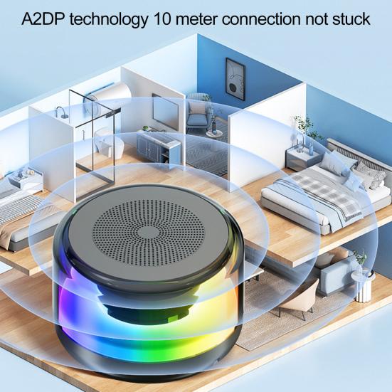 Портативная колонка Стереозвук Компактный размер Автоматическое подключение Универсальный Bluetooth-совместимый беспроводной динамик Звуковая коробка