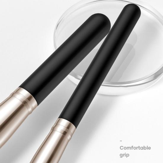 Кисть для нанесения консилера на лицо с тонкими и мягкими щетинками, контурная фиксация, растушевка, косметический инструмент, практичная кисть для нанесения консилера под глазами, рассыпчатая пудра, румяна, тональный крем