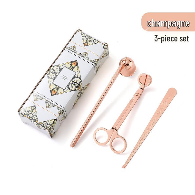 Набор инструментов для ароматерапевтических свечей из нержавеющей стали: Маленький тушитель и ножницы