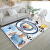 Manchester City Customizable Name Floor Mat Design for Bedrooms Game Room Dormitory Outdoor Anti-slip Rug Anime Office Decor