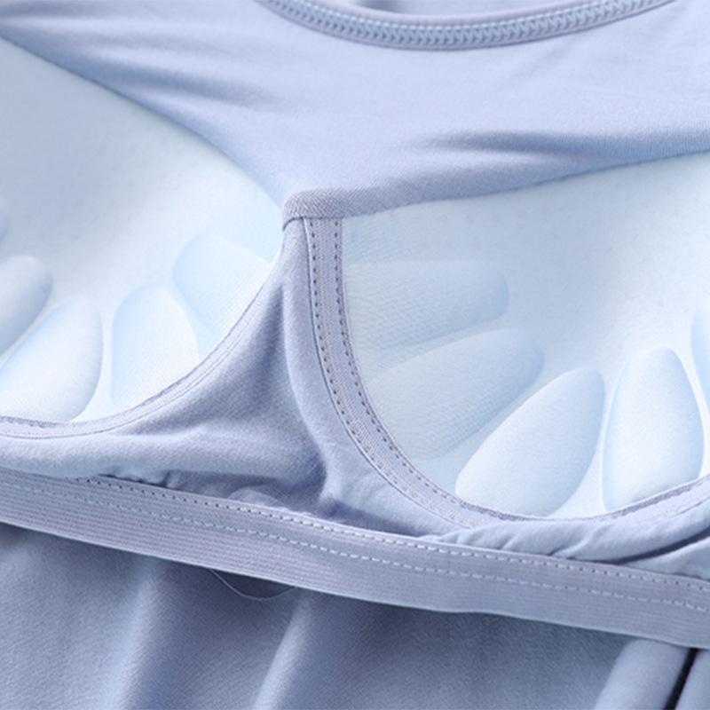 Женская майка с подкладкой на груди и широкими бретелями, универсальная верхняя одежда, нижнее белье, открывающее ключицы, без рукавов для лета