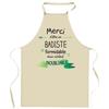 Planetee Tablier de cuisine Badiste Merci Inoubliable | Cadeau Original Homme Humour pour Cuisinier Vêtement Blouse de protection