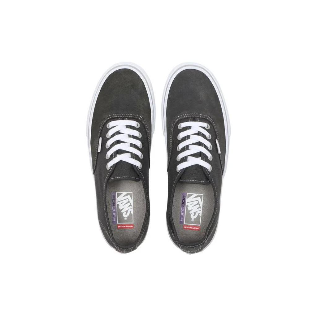 Vans Skate Authentic темно-серые белые кроссовки унисекс VN0A5FC8DGW
